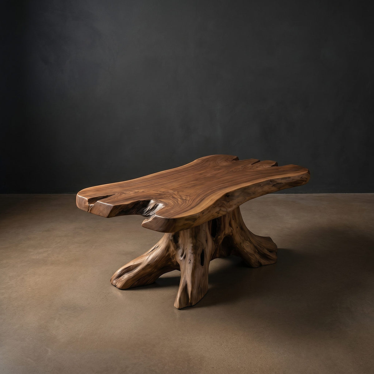 Rustic Root Coffee Table For Living Room