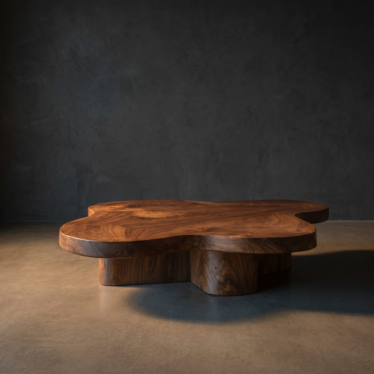 Organic Coffee Table With Unique Cloud-shapes For Living Room