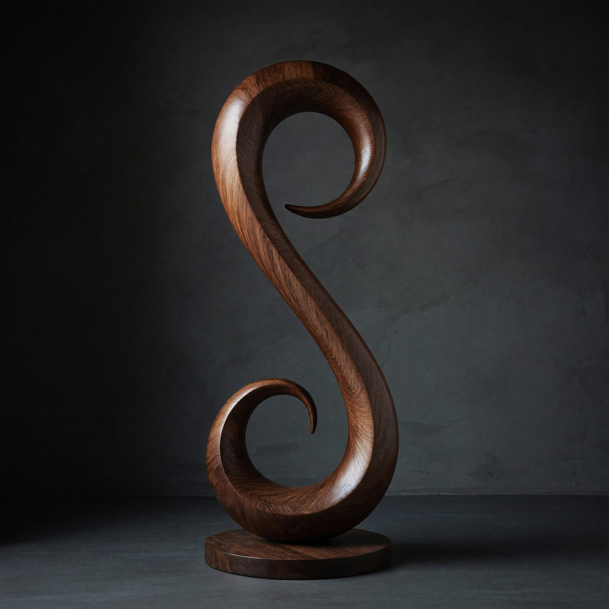 Solid Wood Sculpture Wall Art Handcrafted Organic Contemporary Landscape Home