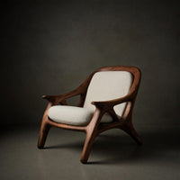 Solid Wood Chair Handcrafted Accent Living Room