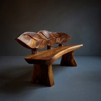 Solid Wood Outdoor Garden Bench Minimalist Solid Entryway Modern Homes