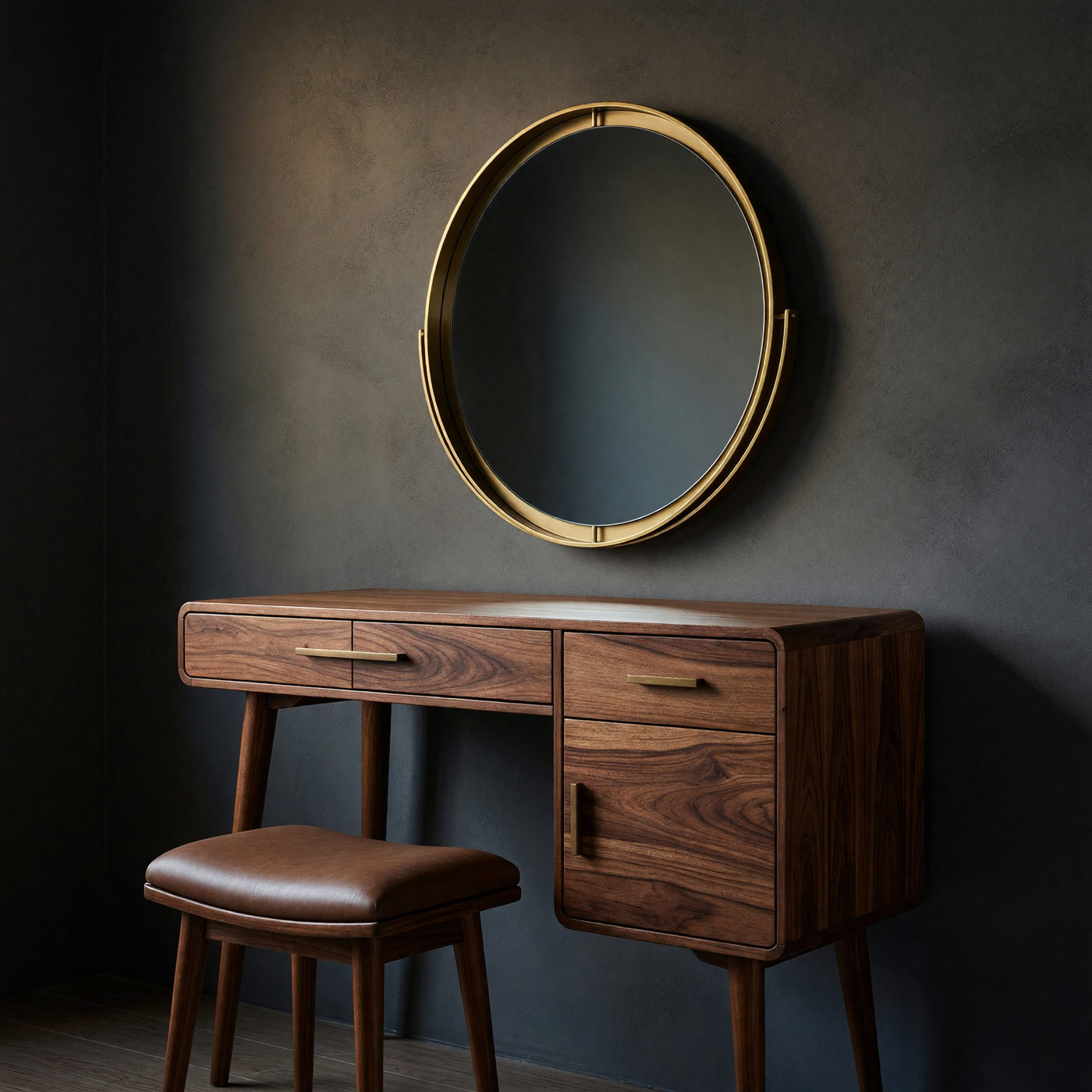Solid Wood Dressing Table Makeup Vanity Area Beauty Space Personal Area