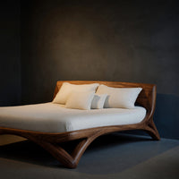 Solid Wood Bed Frame Minimalist Platform Bedroom