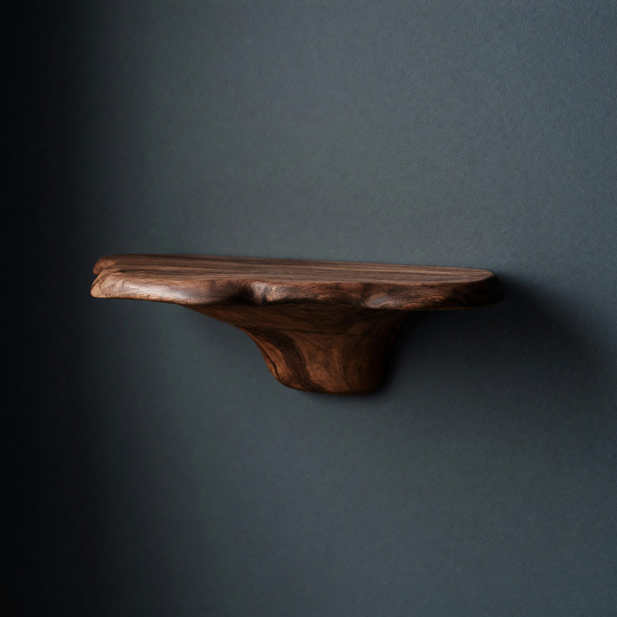 Solid Wood Mushroom Shelf Mid Century Halloween Living Room