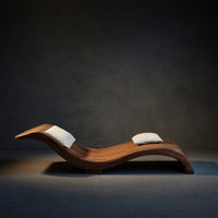 Solid Wood Day Bed Mid Century Handcrafted Daybed Living Room