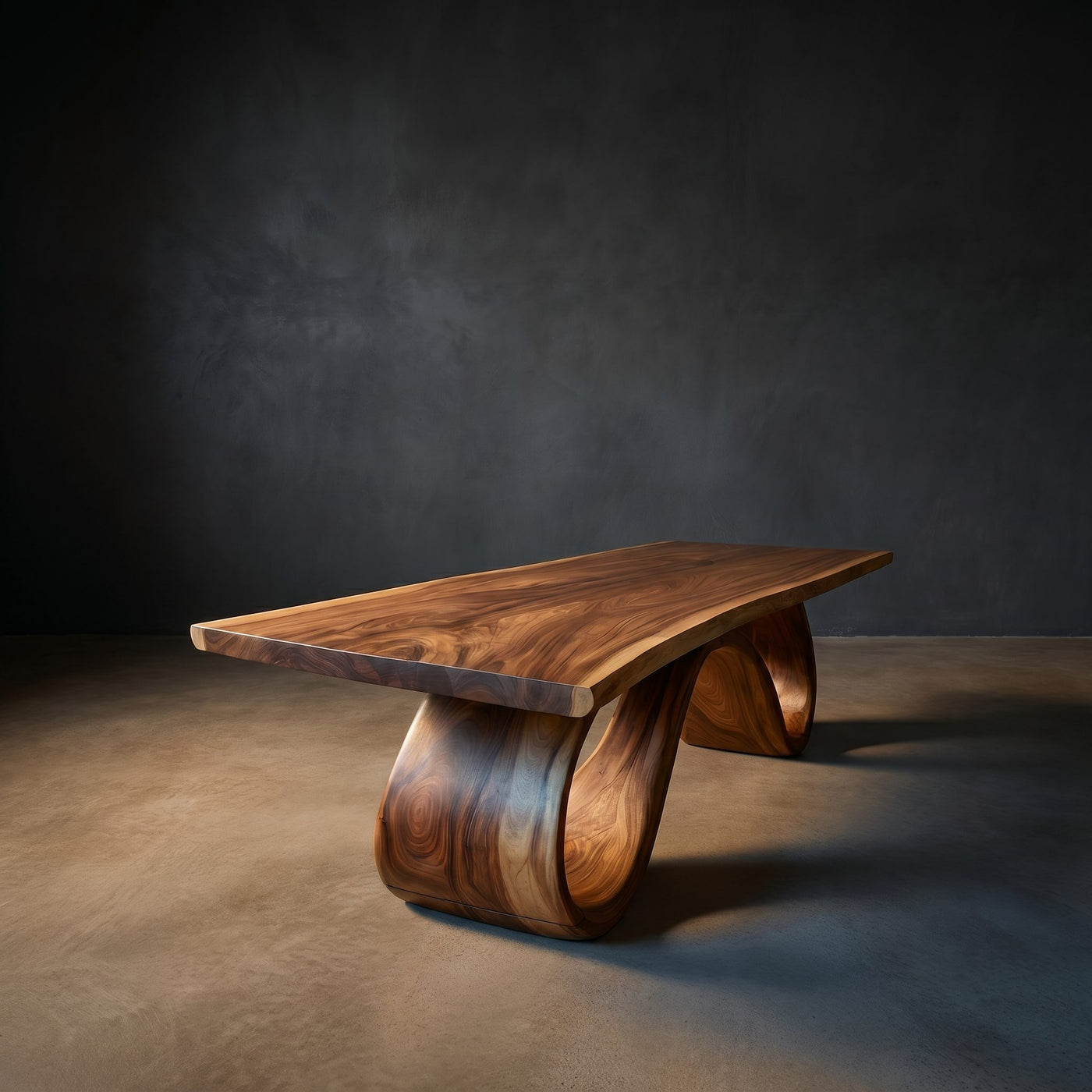Scandinavian Irregular Dining Table For Everyday Dining Area