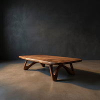 Minimalist Curved Coffee Table For Modern Home