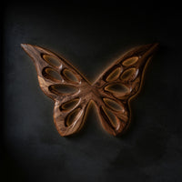 Gouge-Hollowed Butterfly Wing Panels in Figured Walnut — view 1