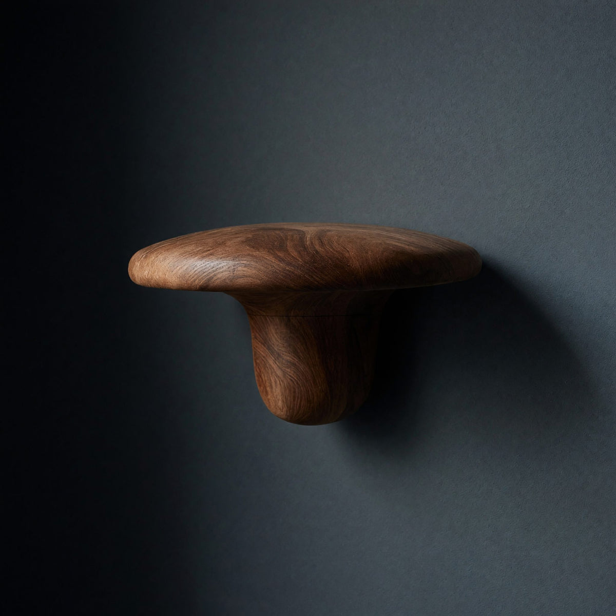 Solid Wood Mushroom Shelf Farmhouse Handcrafted Solid Home