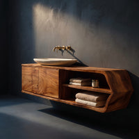 Solid Wood Bathroom Vanity, No. 97