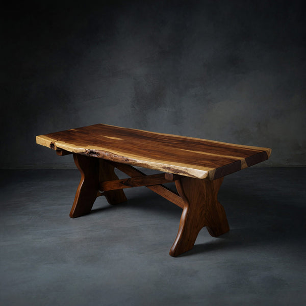 Solid Wood Teak Outdoor Table Rustic Picnic Bench Set Garden