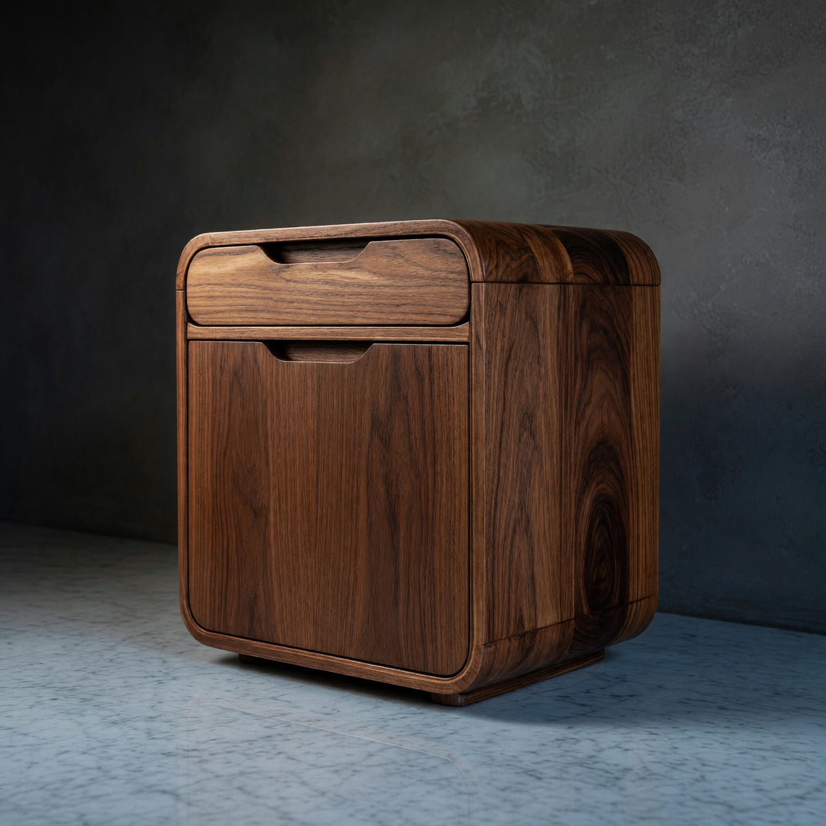 Solid Wood Bar Cabinet Wine With Drawer Kitchen Dining Room
