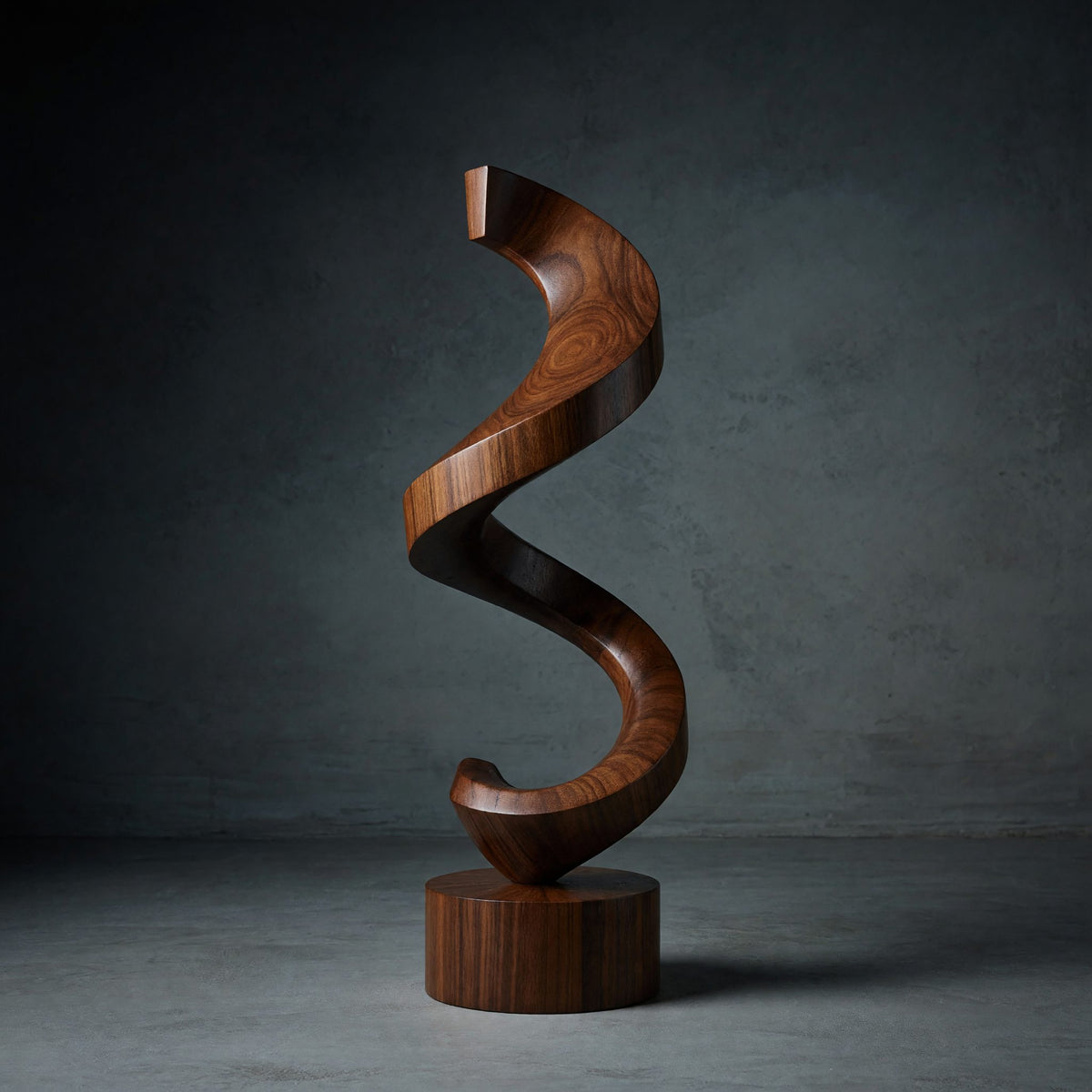 Solid Wood Sculpture Wall Art Handcrafted Garden