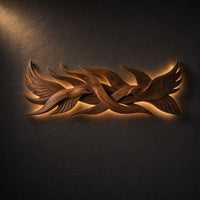 Contemporary Organic Wall Decor For Stair Landing Space