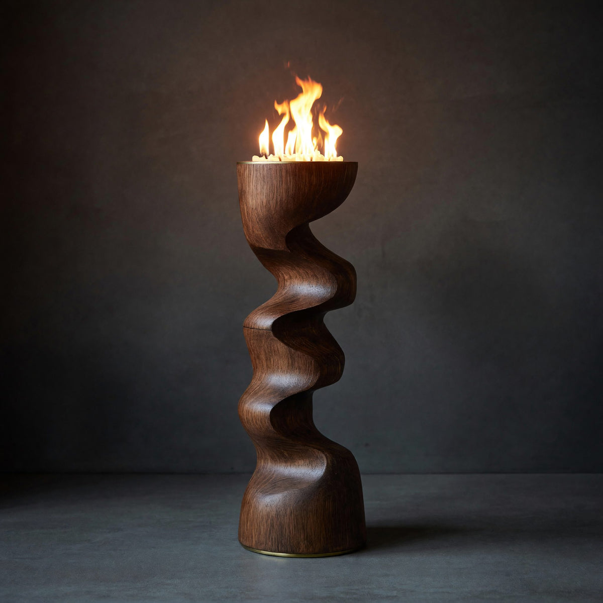 Solid Wood Candle Holder Rustic Stick Bedroom Cozy Ambience Styling