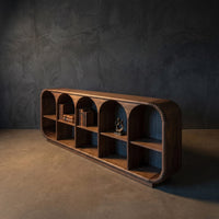 Minimalist Sculptural Tv Stand For Media Room Interior