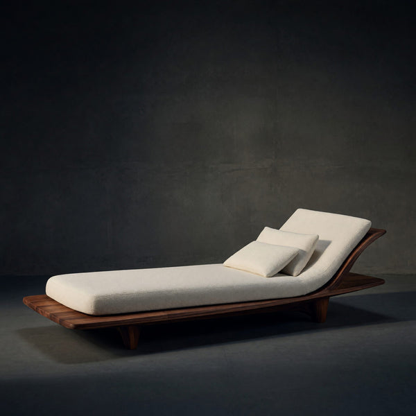 Solid Wood Day Bed Rustic Solid Garden Daybed Bedroom Furniture Decoration