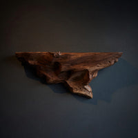 Solid Wood Natural Wood Floating Shelves Live Edge Shelf Living Room