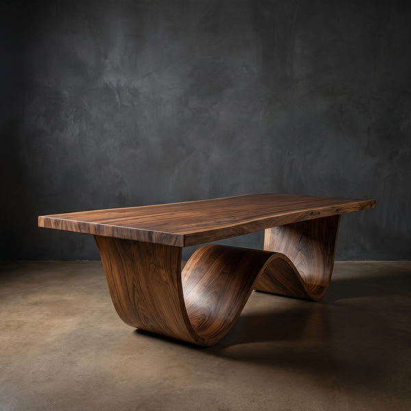 Sculptural Dining Table For Tropical Dining Space