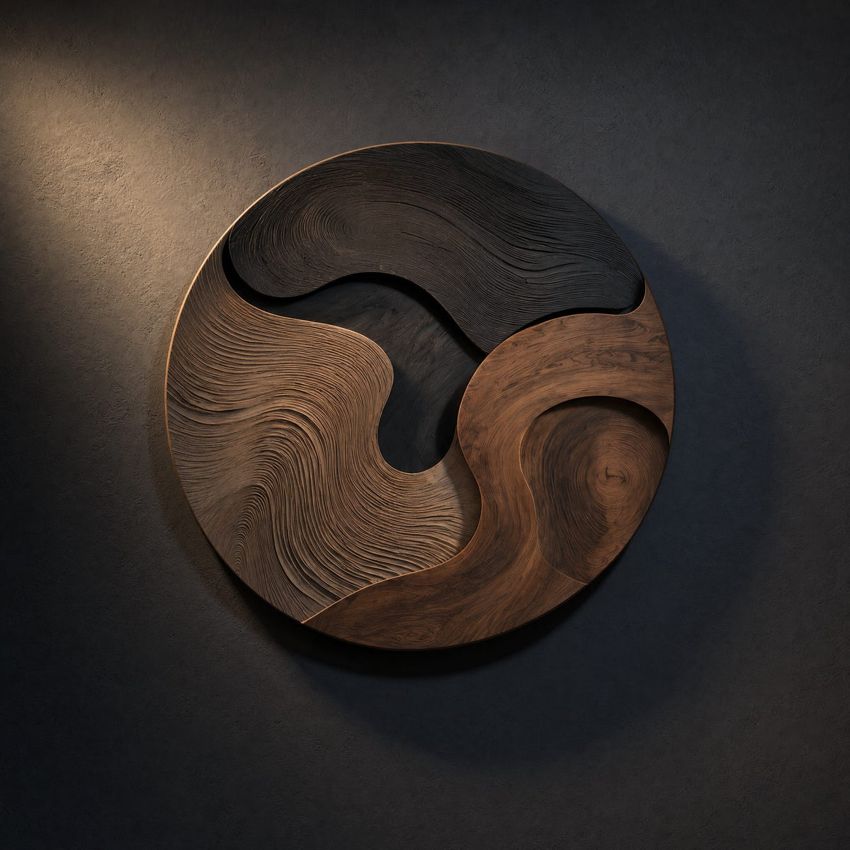 Mid Century Flowing Wall Decor For Vacation Home Interior