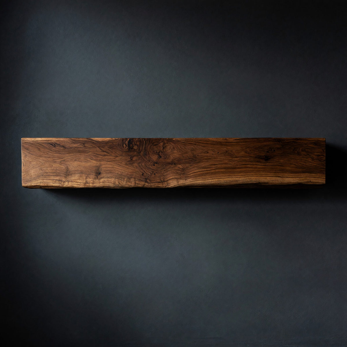 Solid Wood Floating Fireplace Mantel Shelf Cozy Living Room