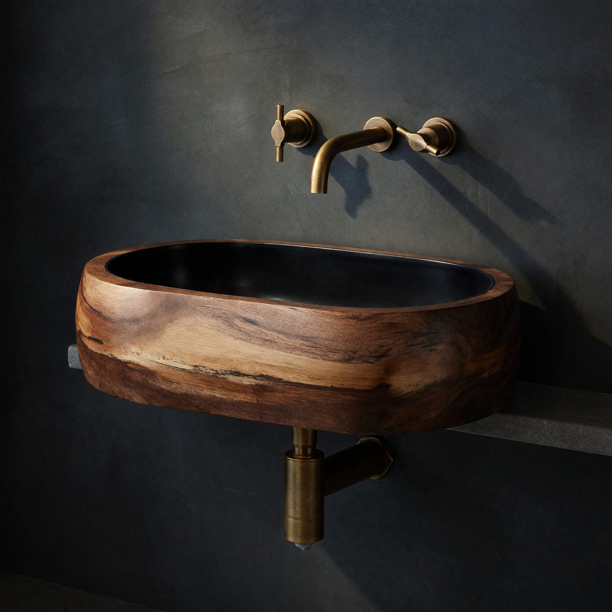 Solid Wood Sink Vanity Farmhouse Bathroom