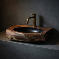 Solid Wood Sink Vanity Mid Century Solid Bathroom Furniture