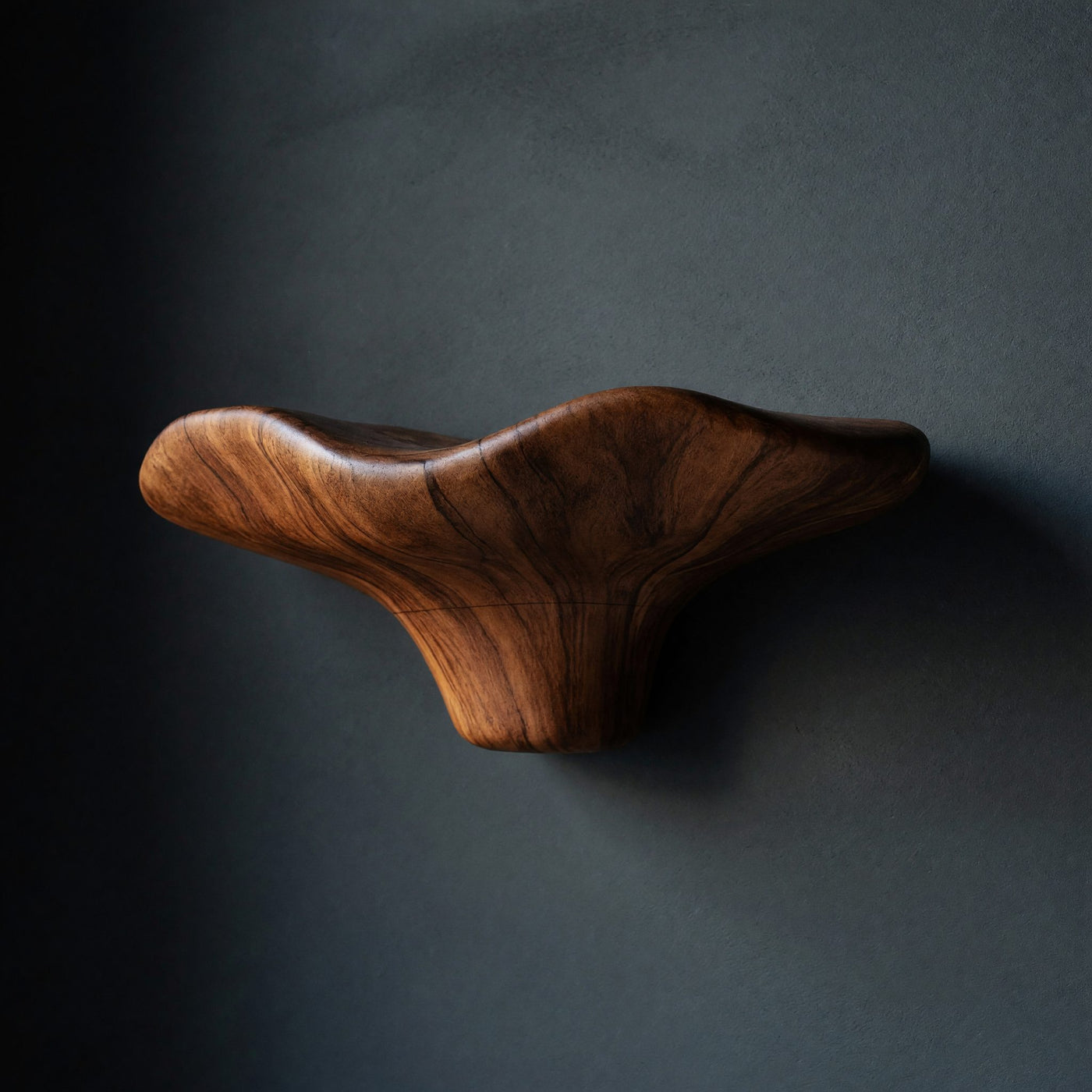 Solid Wood Mushroom Shelf Farmhouse Handcrafted Solid Living Room