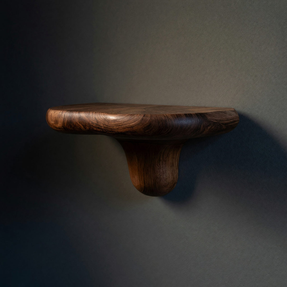 Solid Wood Mushroom Shelf Mid Century Solid Bedroom
