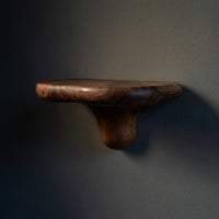 Solid Wood Mushroom Shelf Mid Century Solid Bedroom