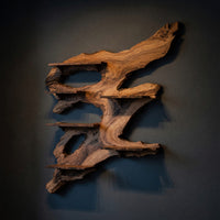 Solid Wood Wine Rack Rustic Furniture Home Bar Wall