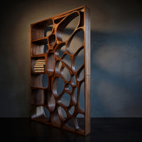Solid Wood Room Divider Openwork Living Office