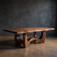 Live Edge Banquet Table For Wine Dining Room