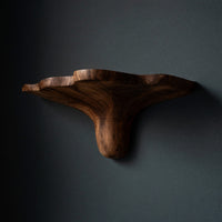 Solid Wood Mushroom Shelf Handcrafted Solid Entryway Living Room
