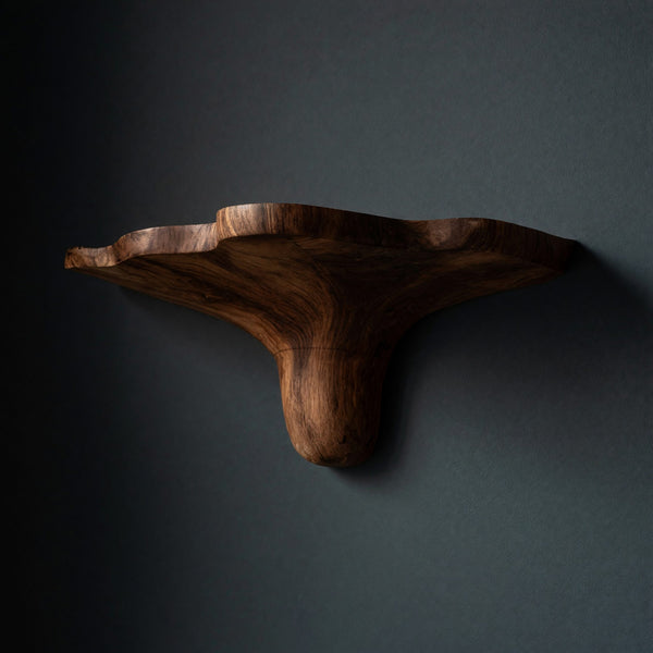Solid Wood Mushroom Shelf Handcrafted Solid Entryway Living Room