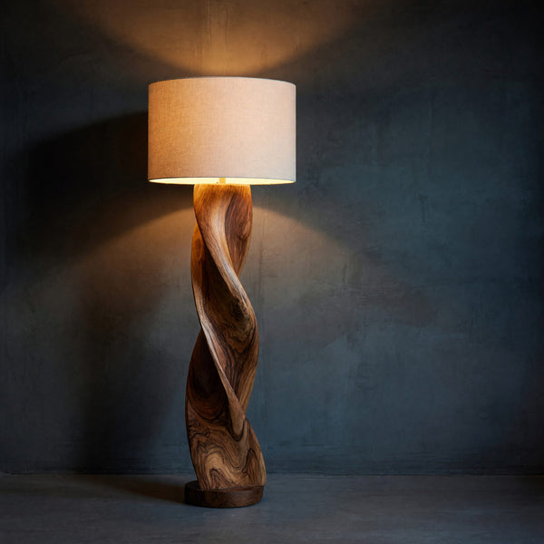 Industrial Sculptural Lamp Entryway Console Living Room Corner