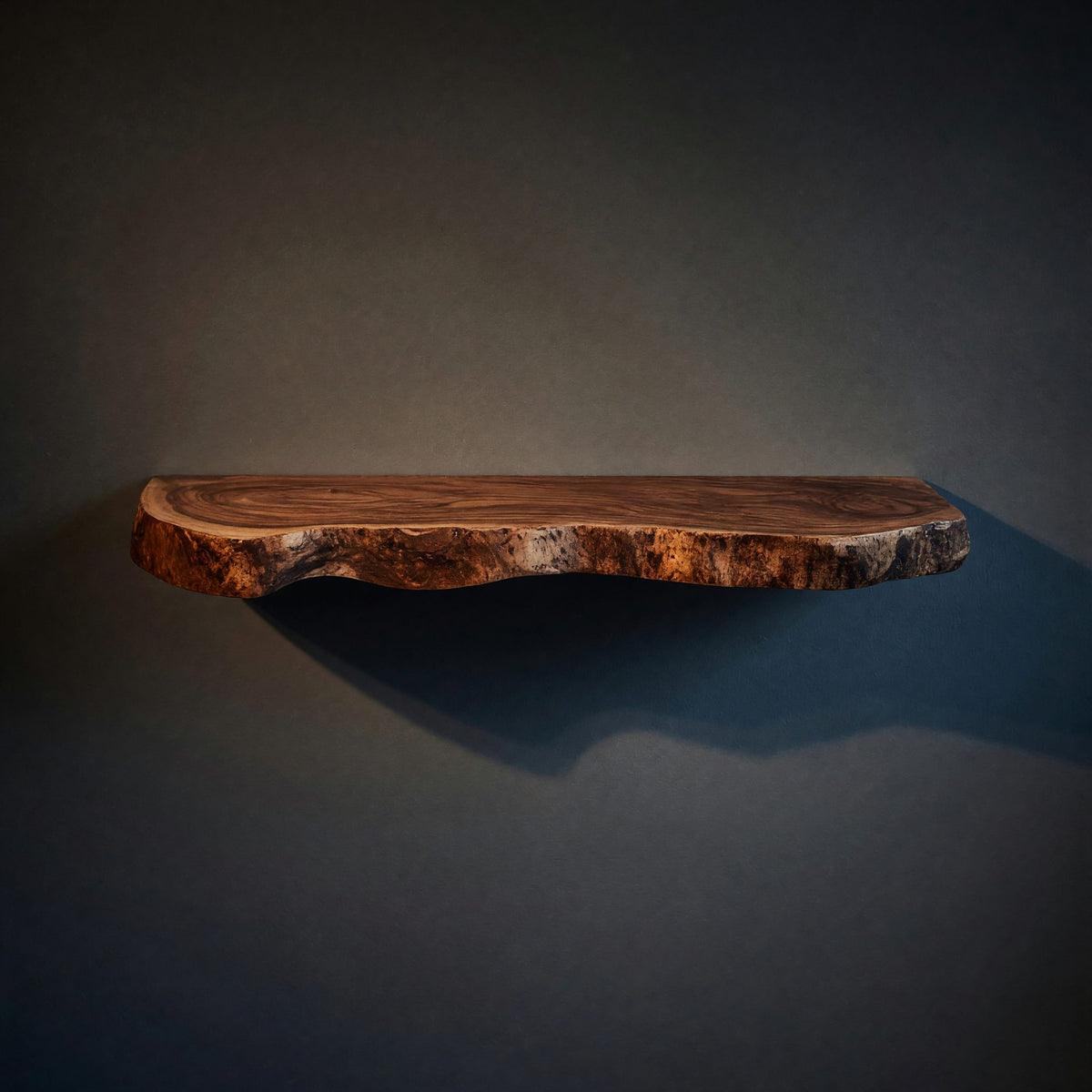 Solid Wood Natural Wood Floating Shelves Mid Century Solid Shelf Festive