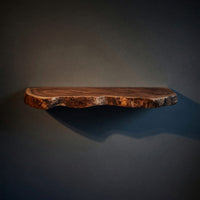 Solid Wood Natural Wood Floating Shelves Mid Century Solid Shelf Festive