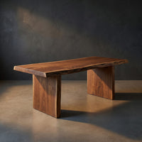 Solid Wood Vanity Desk With Storage Drawers