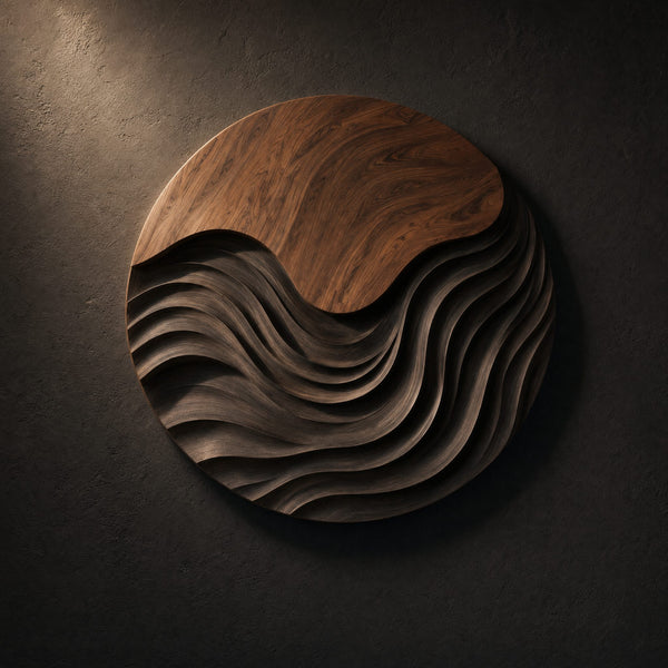 Mid Century Artistic Wall Panel For Waiting Area Interior