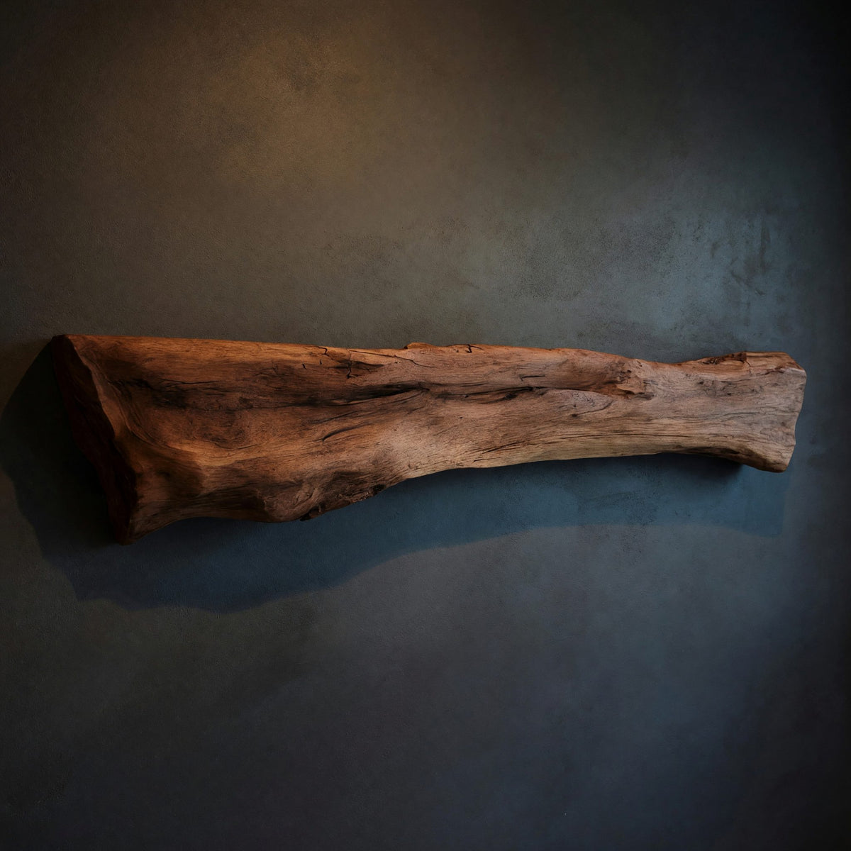 Solid Wood Floating Fireplace Mantel Rustic Beam Holiday Decoration