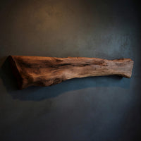 Solid Wood Floating Fireplace Mantel Rustic Beam Holiday Decoration