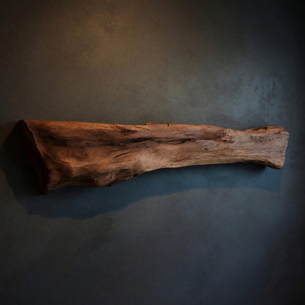 Solid Wood Floating Fireplace Mantel Rustic Beam Holiday Decoration