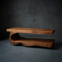 Solid Wood Teak Shower Bench Bath With Storage Shelf Bathroom
