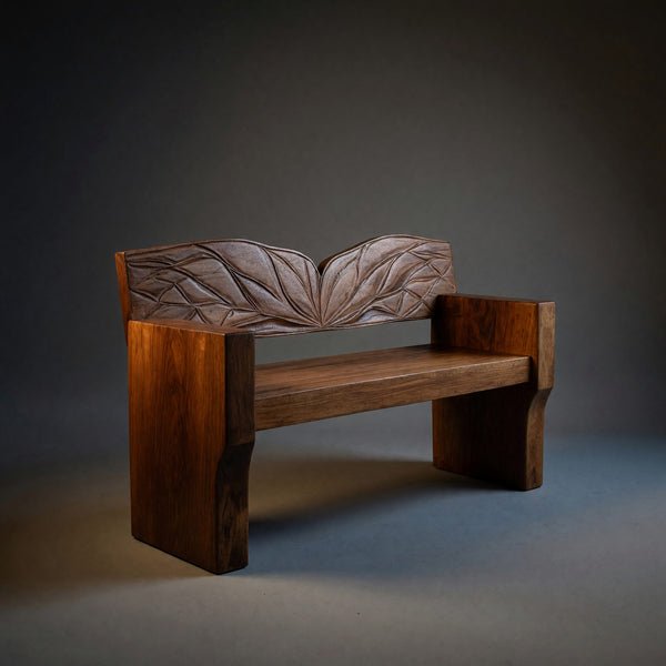 Solid Wood Outdoor Garden Bench Solid Entryway Natural Style Home