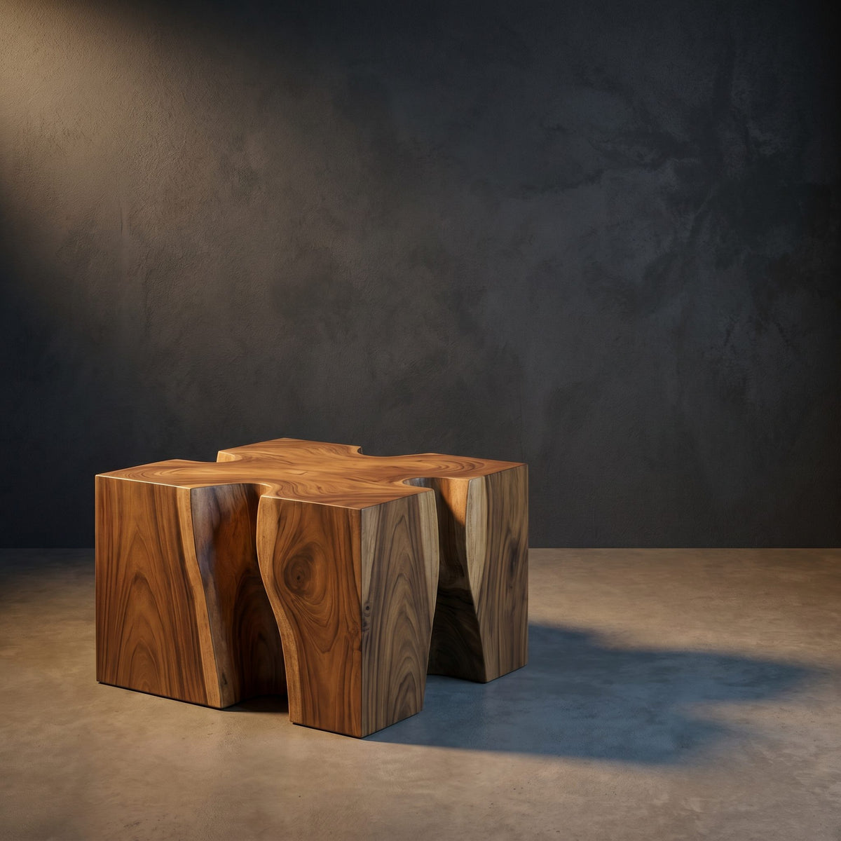 Modern Block Coffee Table For Zen Lounge