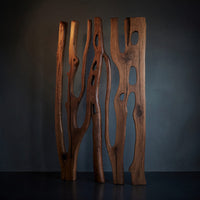 Solid Wood Room Divider Sculptural Piece Entryway Living Open Space