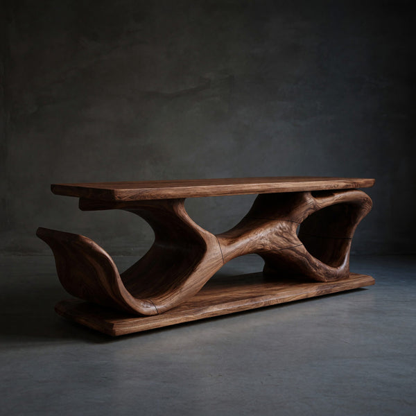 Solid Wood Record Player Stand Scandinavian Display Music Corner