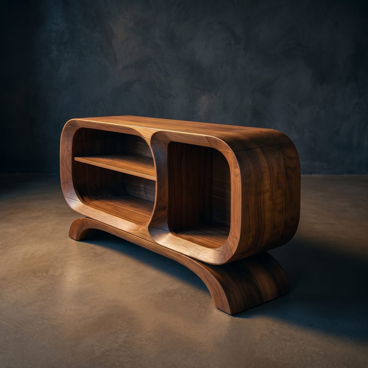 Scandinavian Floating Tv Stand For Open Concept Interior