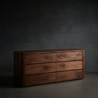 Solid Wood Sideboard Quiet Luxury Living Room